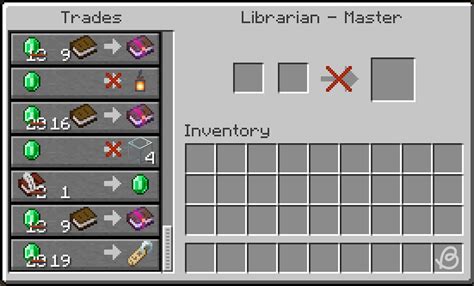 minecraft villager librarian|welcher villager tradet was.